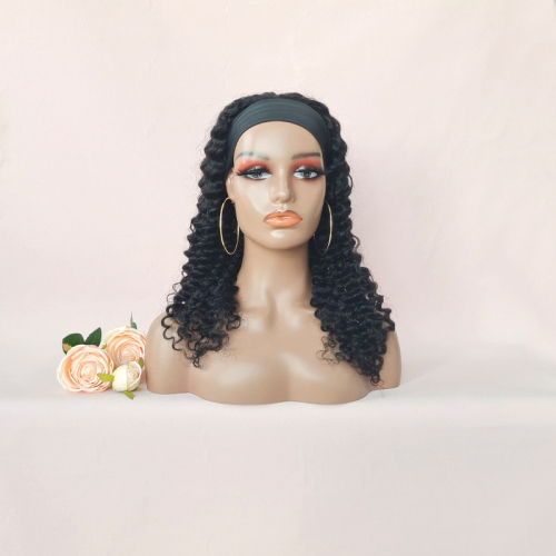 VIYA deep wave headband wig human hair for women 100% human hair cheap price