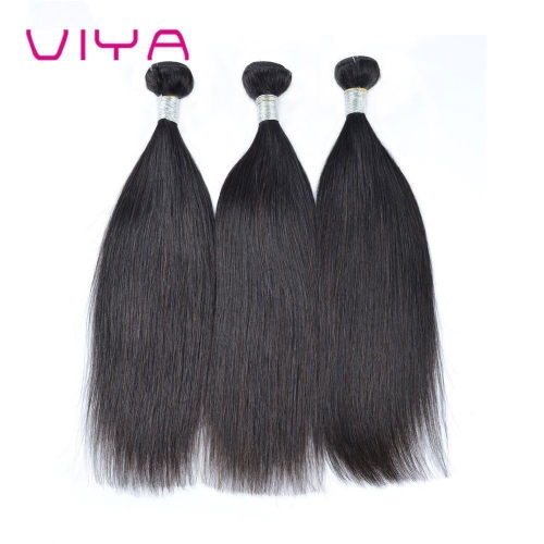 VIYA 9A Straight 4PCS Bundle Deals  Indian 100% Human Hair Weaving Natural Color