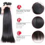 VIYA 9A Straight 4PCS Bundle Deals  Indian 100% Human Hair Weaving Natural Color
